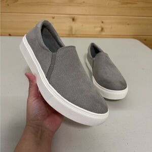 Dr. Scholl's Light Gray Slip-On Sneakers